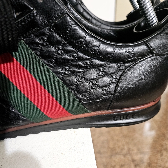Men Authentic GUCCI/Guccissima Sneakers. - Picture 7 of 9